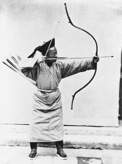 Chinese archer, c.1870 by John Thomson